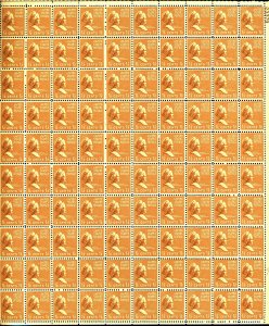U.S. #805 MINT OG NH FULL SHEET