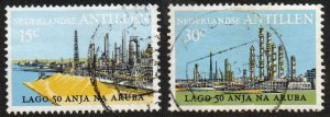 Netherlands Antilles Sc #361-362 Used