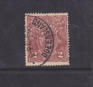 Australia Stamps: Official Perfins: #OB29; OS (8½mm); 2p 1914 KGV Issue