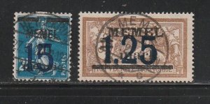 Memel 44, 48 U Surcharges