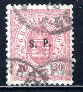 Luxembourg #O51  Used  VF  CV $120.00  ...   3600650