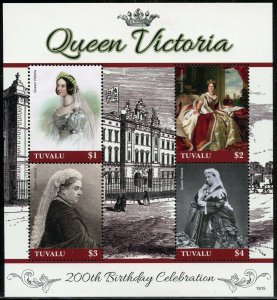 TUVALU 2019  200th BIRTH OF QUEEN  VICTORIA  SHEET MINT NH