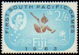Fiji #199-202 Never Hinged Complete Set(4), 1963, Sports, Never Hinged