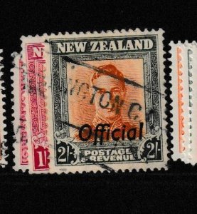 New Zealand SG O154, O157-8 VFU (10gez)