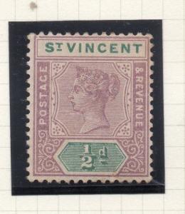 St Vincent 1899 Early Issue Fine Mint Hinged 1/2d. 295222