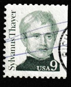SC# 1852 - (9c) - Sylvanus Thayer, Used Single