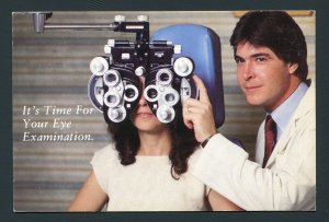 1985 Optometrist Kenneth Lorenz Advertising Postcard - Terre Haute, Indiana