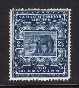Bechuanaland Revenue 1896 Tati Concessions Elephant 2 Shillings 6p Mint OG