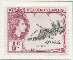 1956 English Colony British Colony VIRGIN ISLANDS 1/2c MH* A28P18F27717-