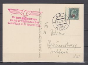 WWII  Third Reich Propaganda Postcard