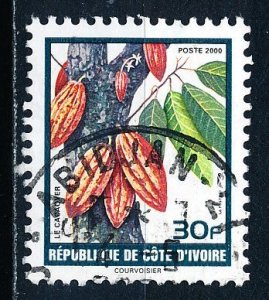 Ivory Coast #1070 Single Used