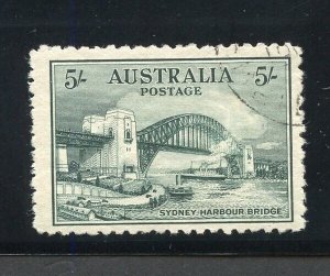 AUSTRALIA 1932 5/  SYDNEY BRIDGE SCOTT #132, SG #143 F/VF USED