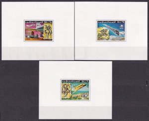 1977 Libya 584b/Bb-586b/Bb 100 years of UPU, STS-9 shuttle,Concorde 45,00 €