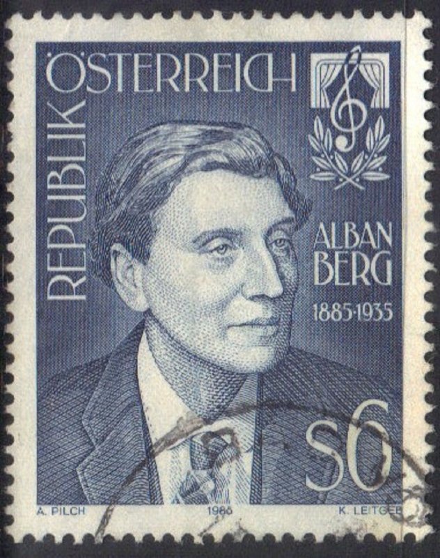 AUSTRIA   SC# 1303  USED 6s 1985  ALBAN BERG  SEE SCAN