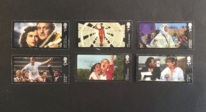 GB 2014. Great British Films. Set of 6 used stamps.