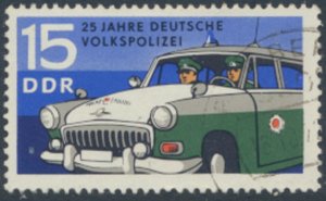 German Democratic Republic  SC# 1212  Used People's Police  see details & scans