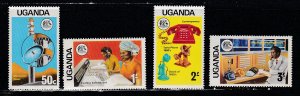 Uganda # 147-150, 150a, Telecommunications Development, Mint NH, 1/2 Cat.