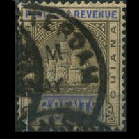 BR.GUIANA 1902 - Scott# 138 Seal gray blk 6c Used