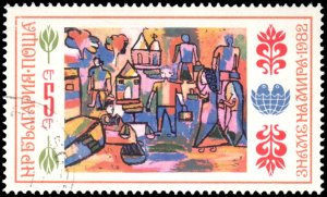 Bulgaria 2865 - Cto - 5s Town / Child Art 1982)