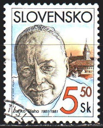 Slovakia. 2001. 386. Janko Blaho, opera singer. USED.