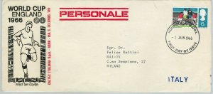 61094 - GB - POSTAL HISTORY - FDC COVER 1966 WORLD FOOTBALL CUP Football-