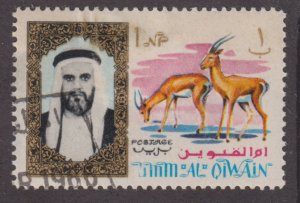 UAE Umm Al Qiwain 1 Sheik Ahmed bin Rashid al Mulla and Gazelles 1964