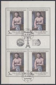 Czechoslovakia stamp Art minisheet 1981 Used Mi 2645 WS185818