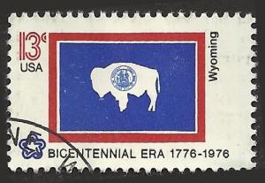 # 1676 USED STATE FLAG WYOMING