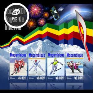Olympic Games Sochi 2014 Ice Hockey Olympics Sports Mozambique MNH stamp set