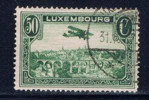 Luxemburg C1 Used 1933 Air Mail