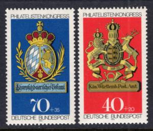 Germany B502a-B502b Singles MNH VF