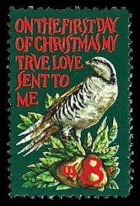 PCBstamps   US #1445 8c Christmas, Partridge, MNH, (8)