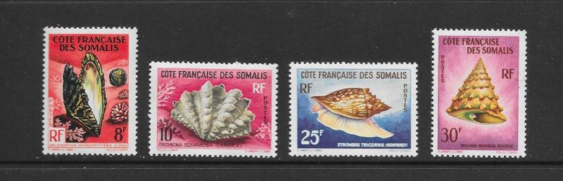 SHELLS - SOMALIA COAST #293-6  MNH