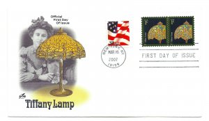 3749 1c Tiffany Lamp, 2007, ArtCraft FDC