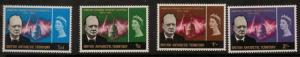 BRITISH ANTARCTIC TERR. SG16/19 1966 CHURCHILL MNH