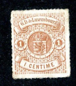 1872 Luxemburg  Sc# 17 MNG cv. $35 ( 1710 WX )