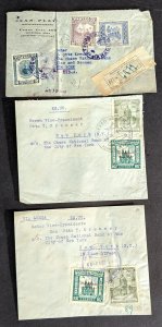 EDW1949SELL : PARAGUAY Interesting collection of 32 covers, all to USA.