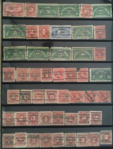 Small Collection - Front & Back of Book incl Cover - Precancel