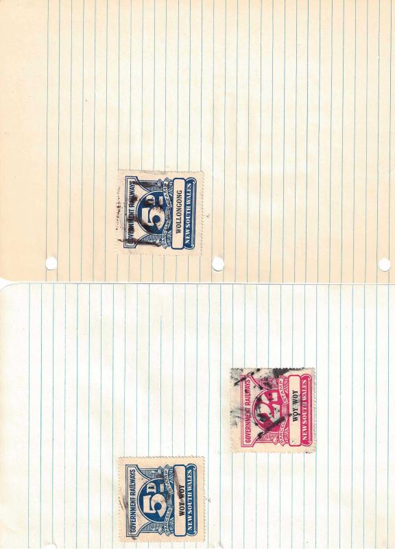 2-Binder hoard of Foreign Railroad Stamps - 350 3 ring pages 1-15 per page