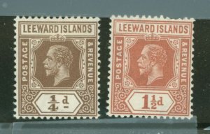 Leeward Islands #61a/66a  Single