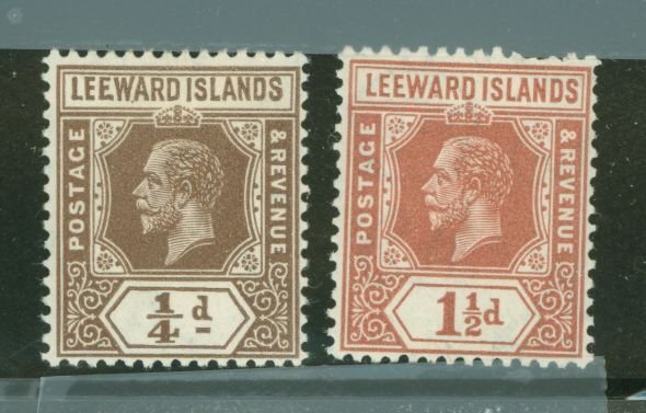 Leeward Islands #61a/66a  Single