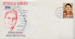 Antigua, First Day Cover, Americana