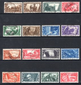 Italy #290-305   VF   Used     CV $568.70 ....   3000220