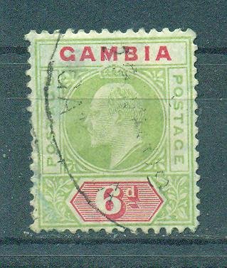 Gambia sc# 52 used cat value $75.00