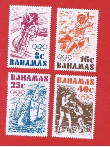 Bahamas #388-391  MNH OG   Olympics  Free S/H 