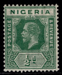 NIGERIA GV SG15, ½d green, M MINT.