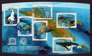 New Caledonia 1062 MNH UNESCO Reptiles Birds Whales Fish ZAYIX 0524M0195