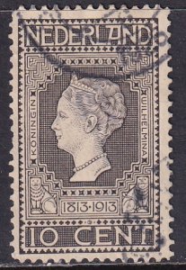 Netherlands (1913) #93 used