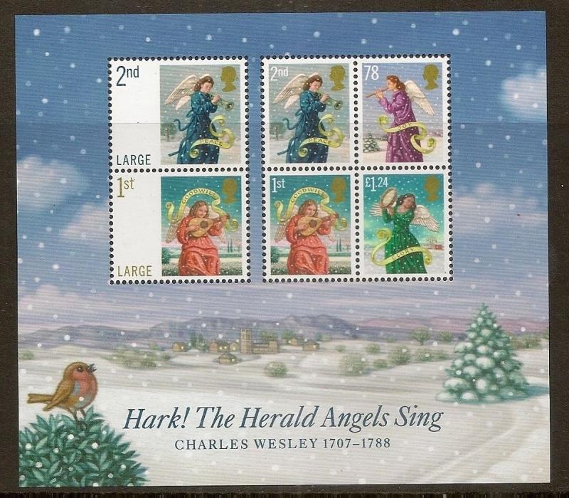 GB 2007 Hark! The Herald Angels Sing Min.Sheet MNH