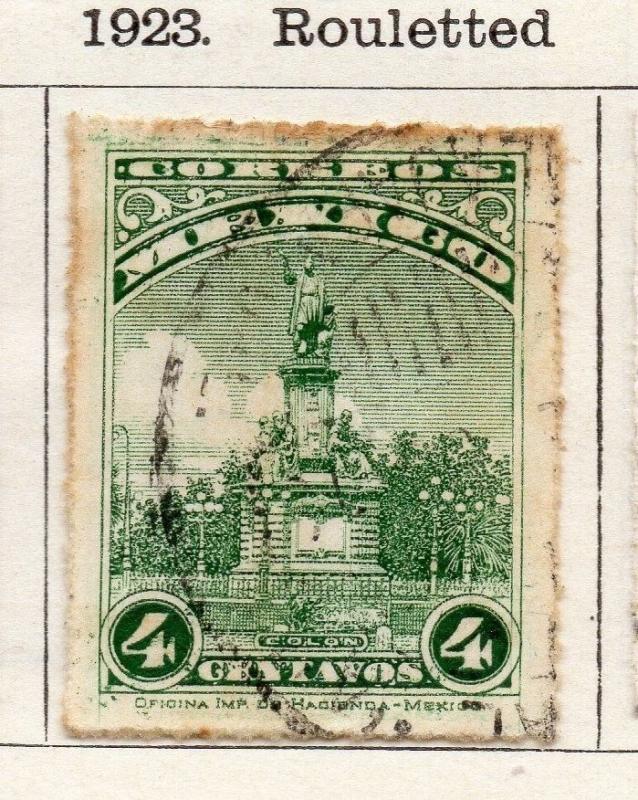 Mexico 1923 Early Issue Fine Used 4c. 006320